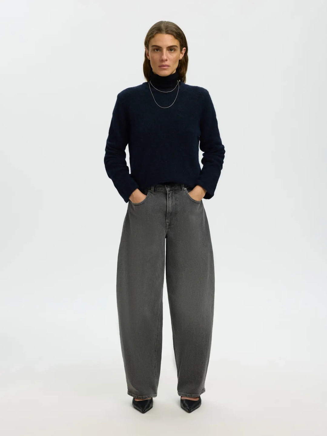 lulu new knit o-neck dark sapphire