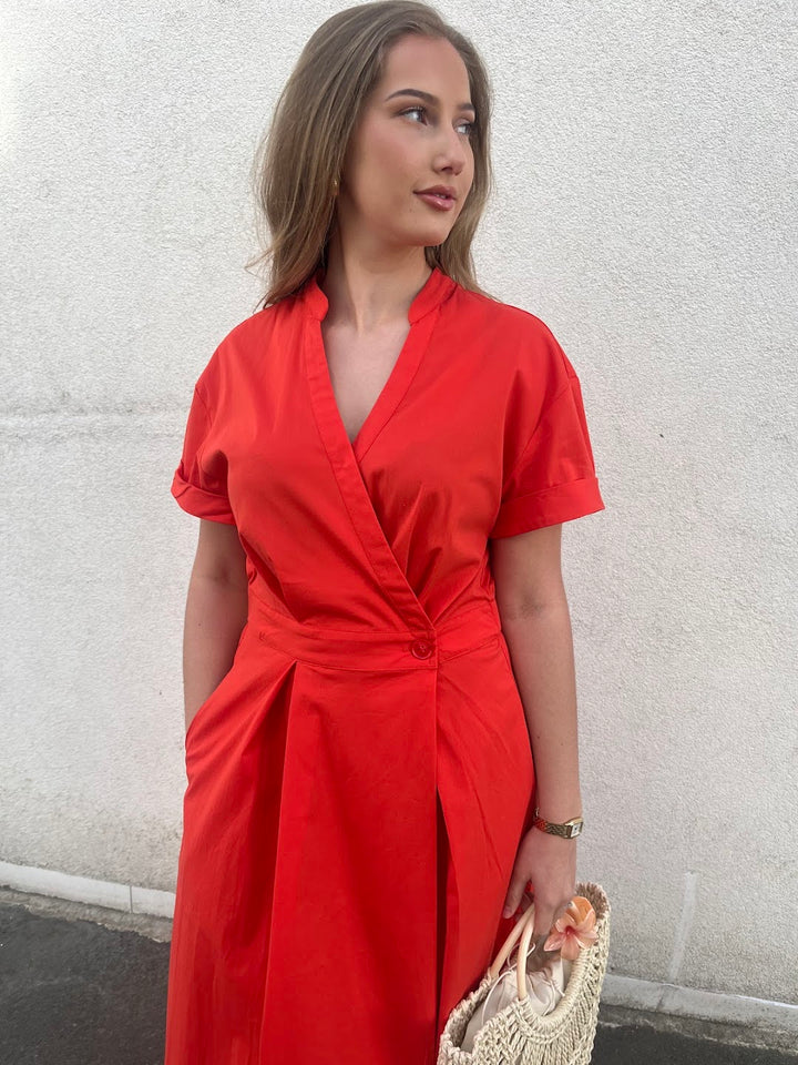 Elara Wrap Dress