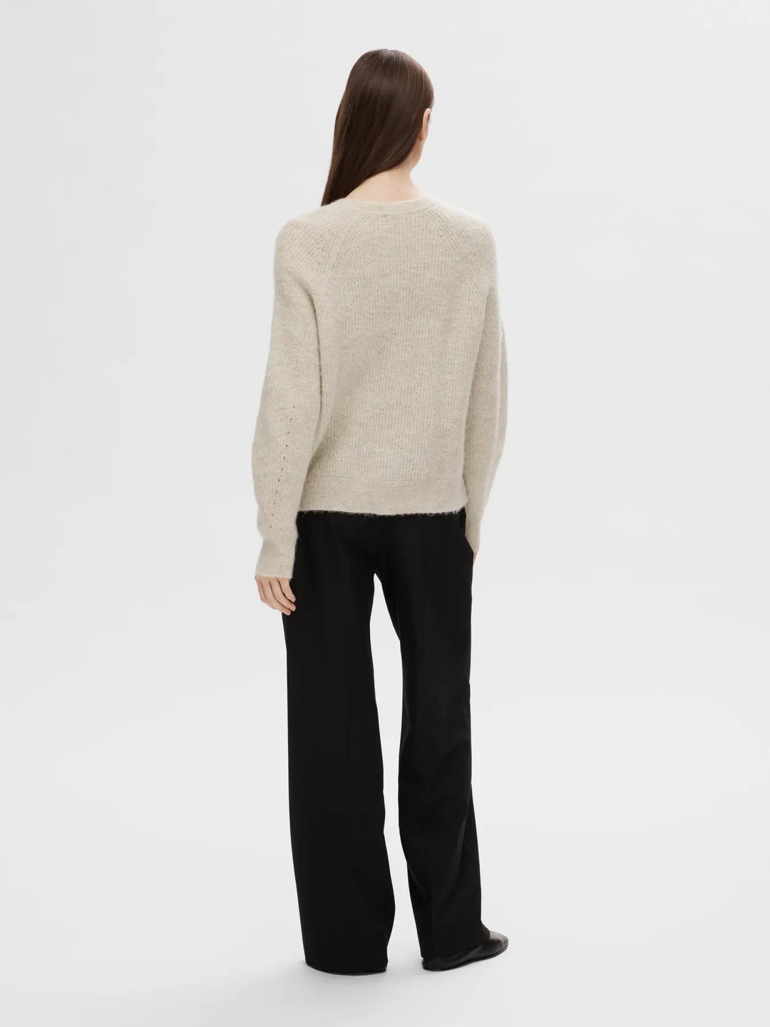 SLFLULU LS KNIT SHORT CARDIGAN