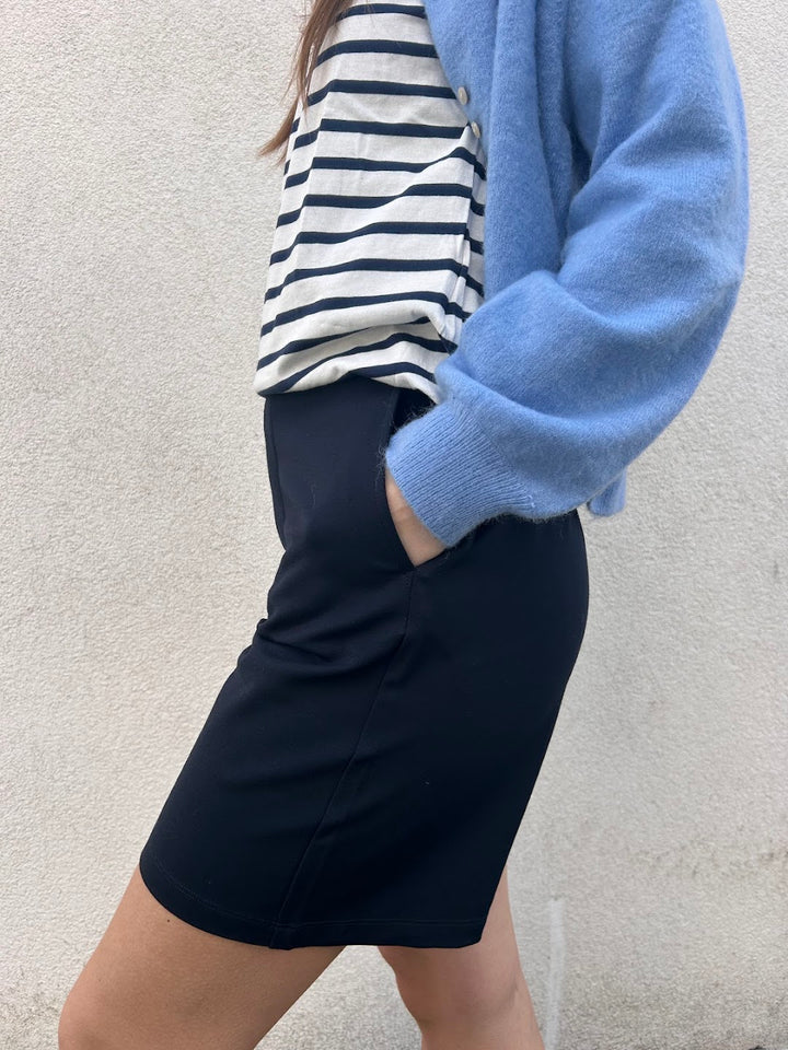 Ponte Shorts Navy