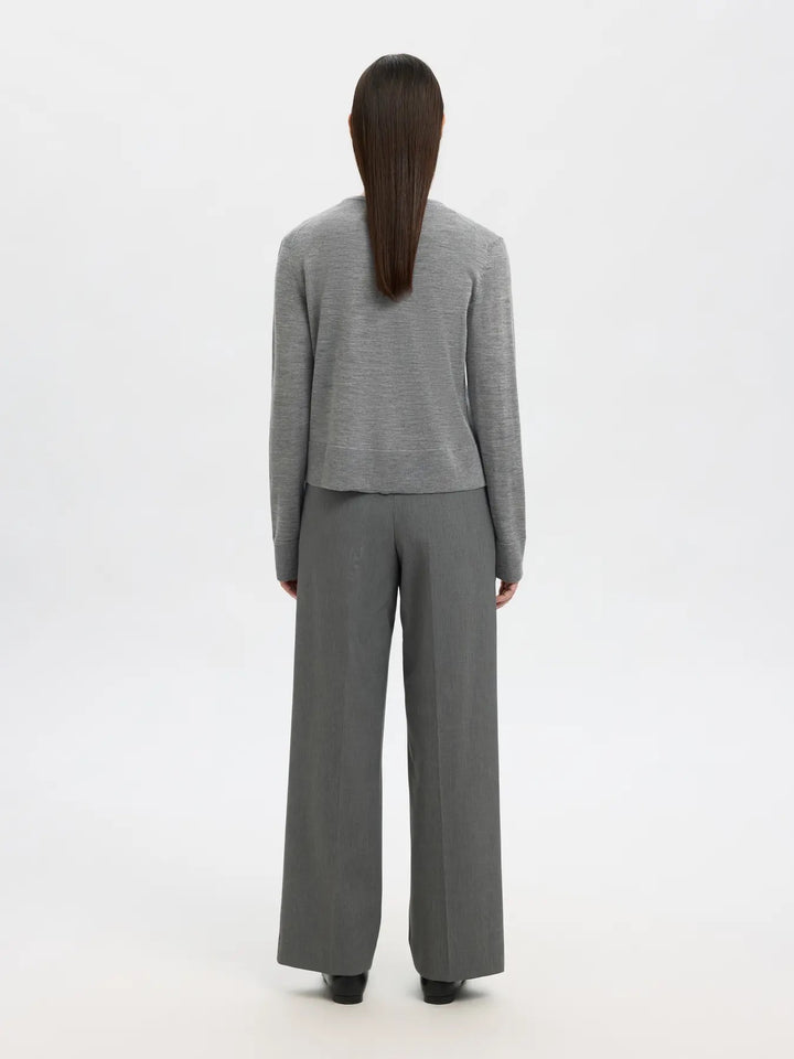 SLFTHEA LS KNIT MERINO CARDIGAN NOOS