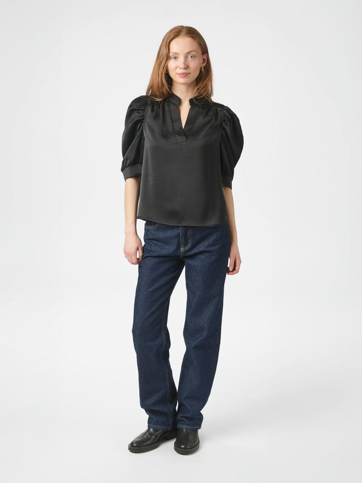 Roella heavy sateen bluse