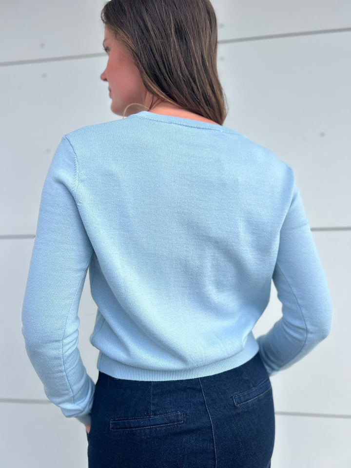 Alice cardigan skyblue