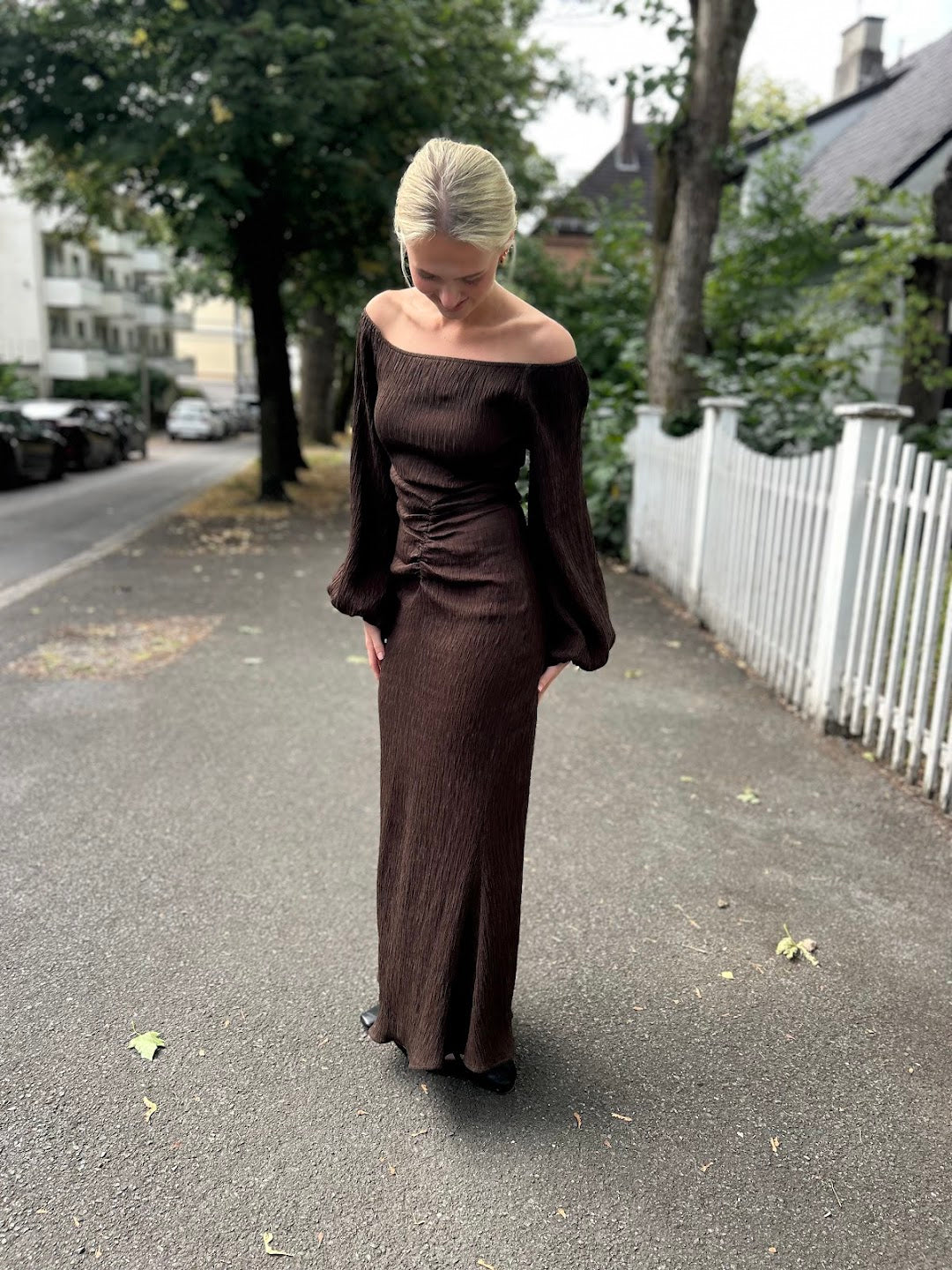 Reno dress brown