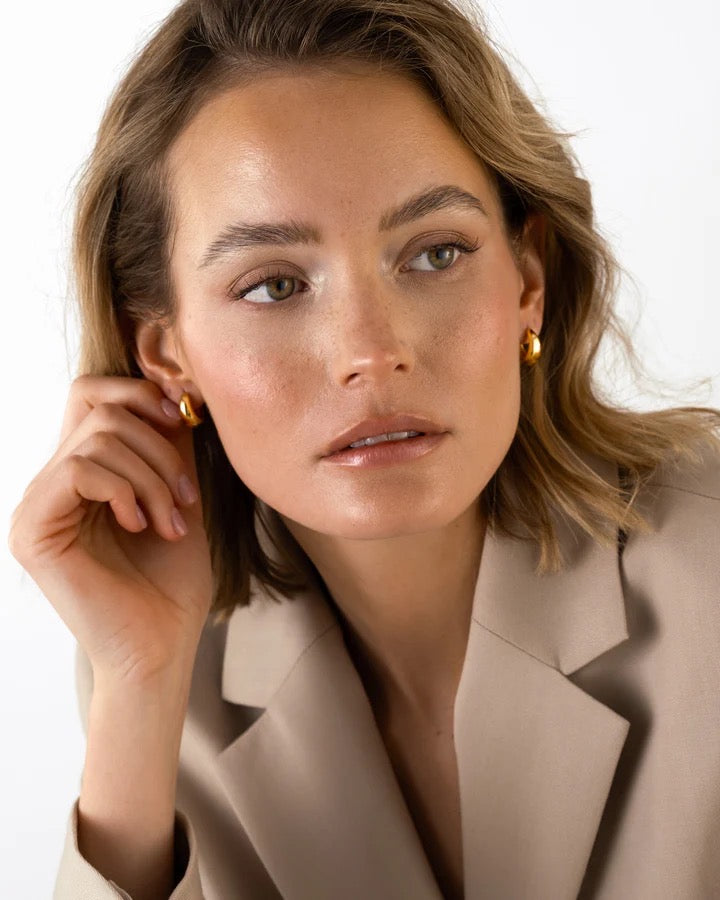 Bold Hoops Gold Medium