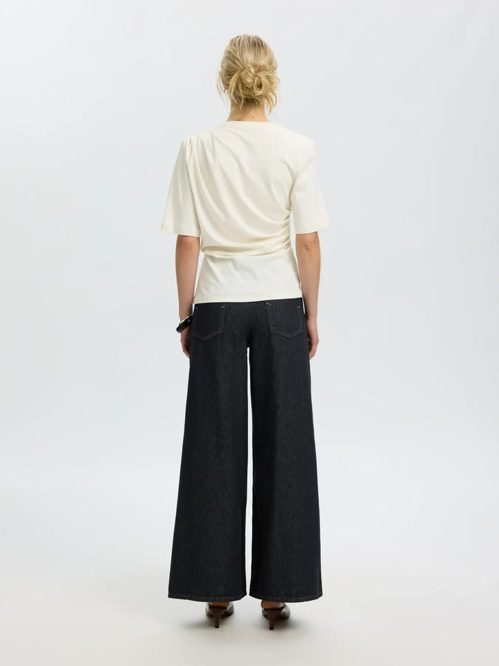 Woline light twist tee egret
