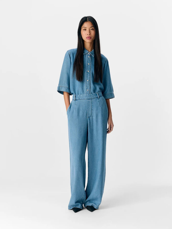 FRAME LISA WIDE MW PANT NOOS