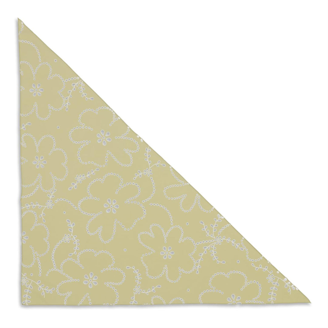 Floral Broderie bandana scarf