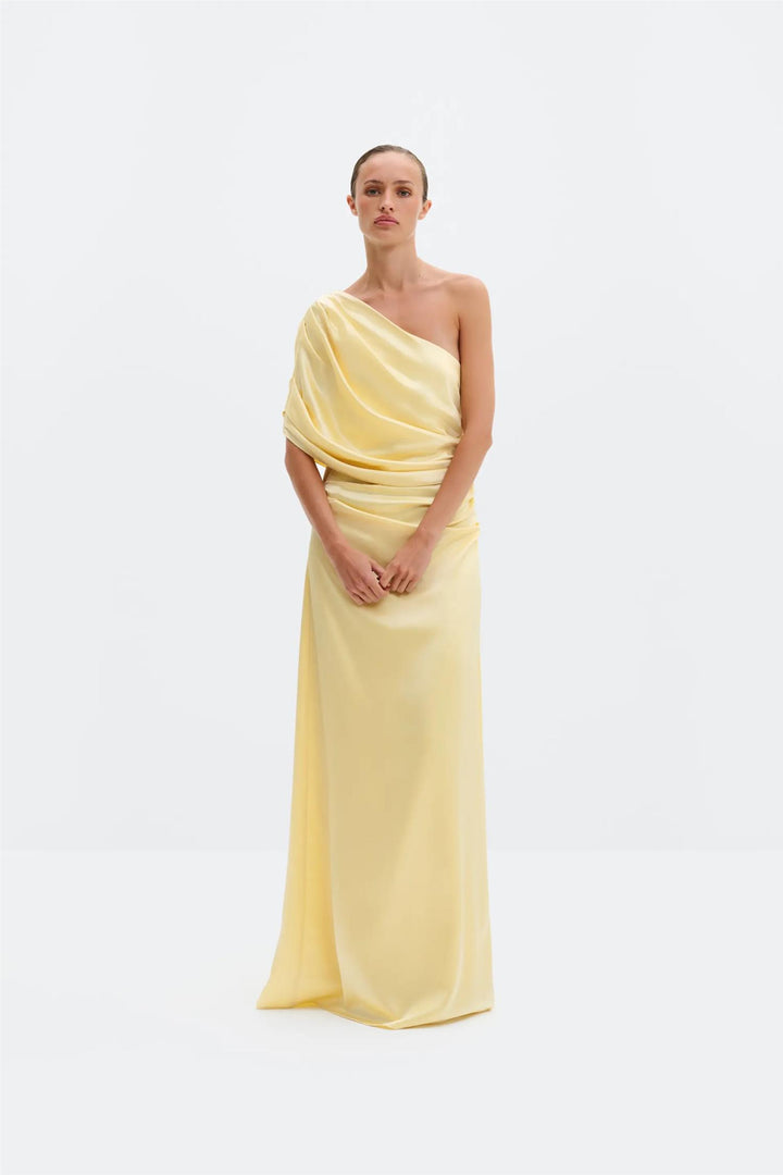 Cassia Draped Fitted dress