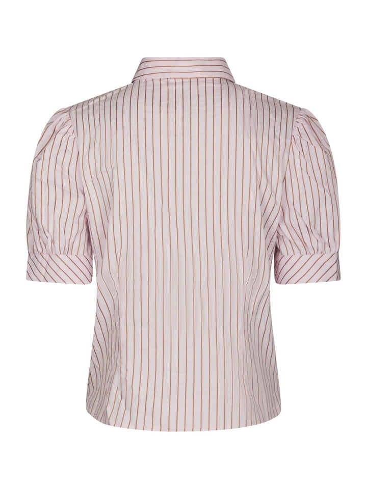 Frannie structure stripe shirt