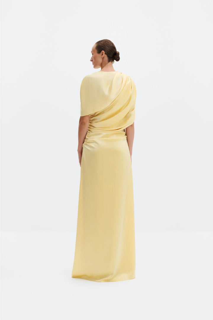 Cassia Draped Fitted dress