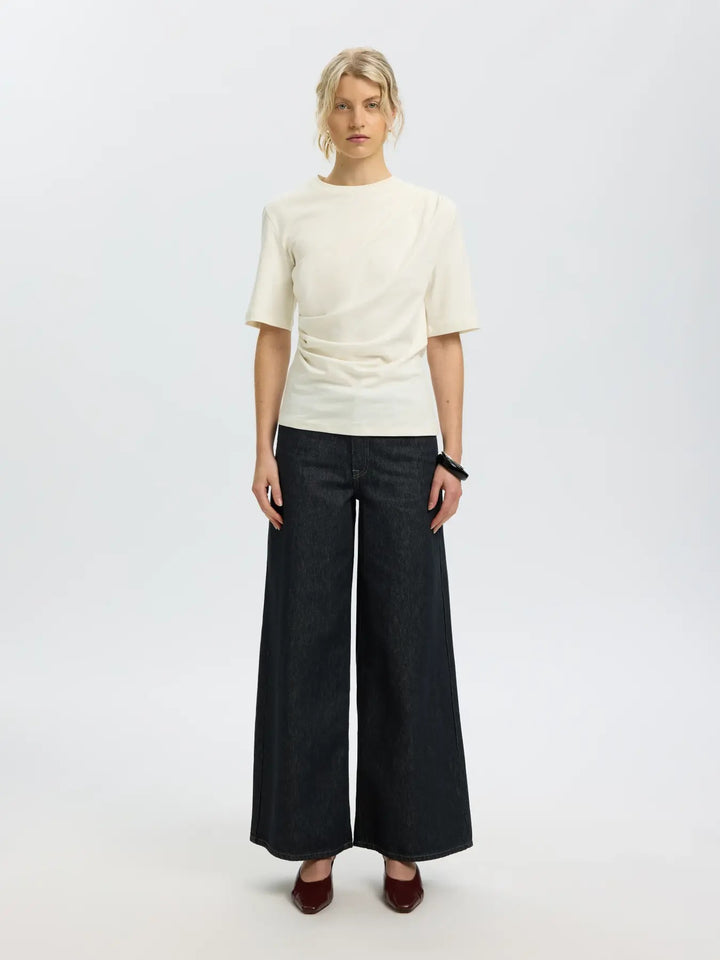 Woline light twist tee egret