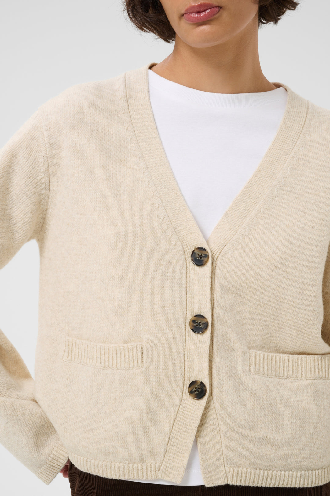 sveva cardigan oatmeal