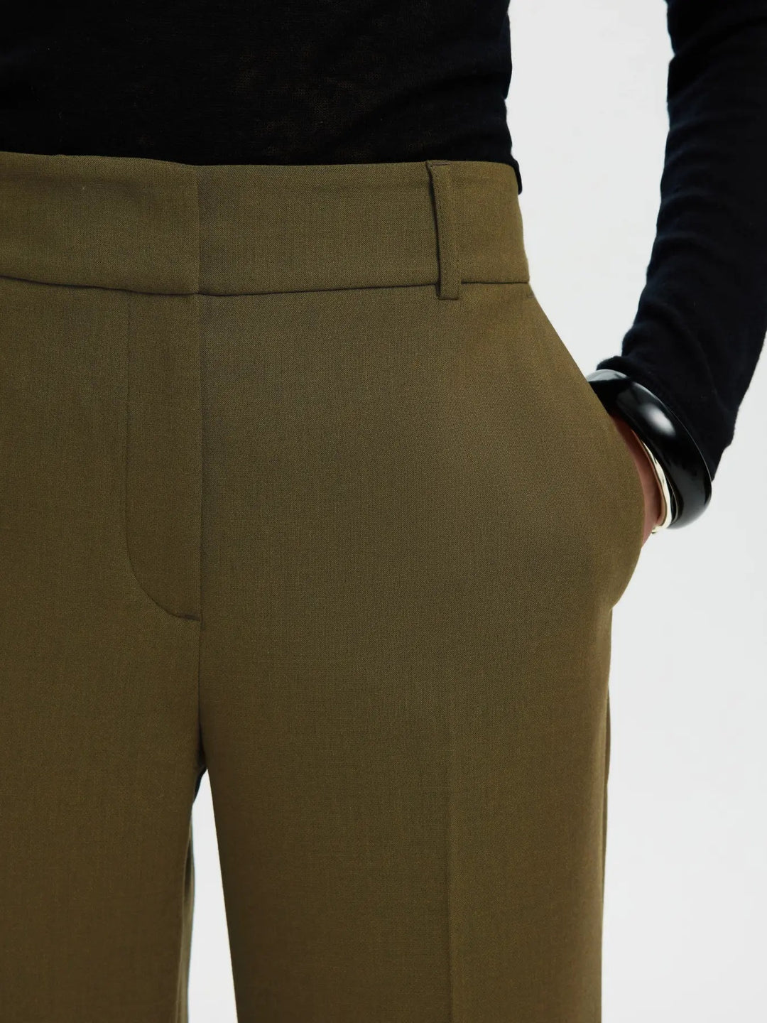 rita wide pant green