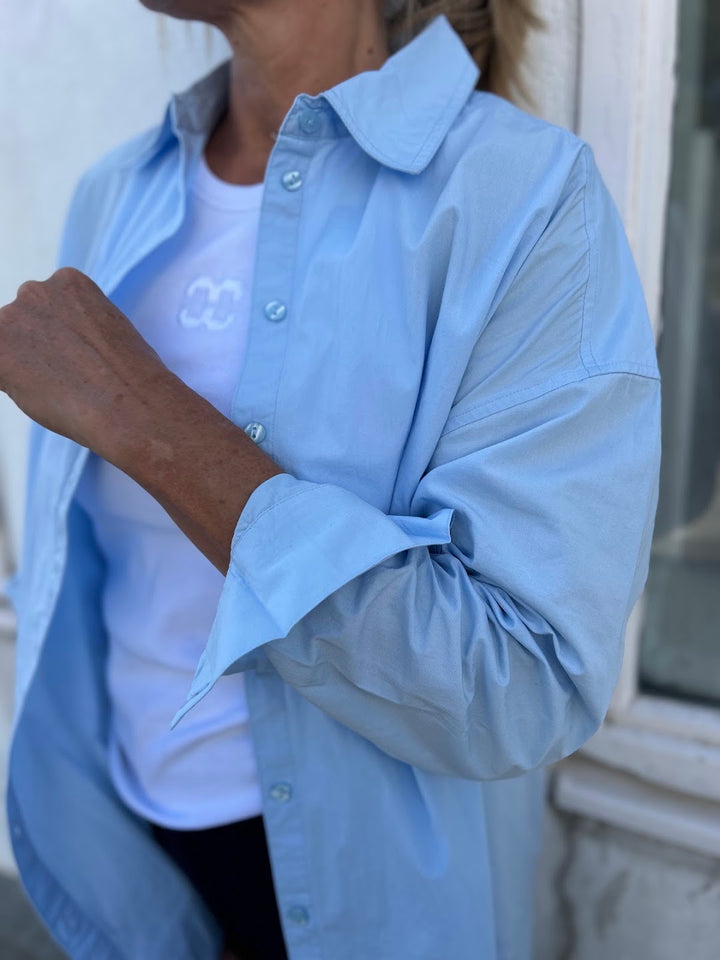 the boxy shirt cashmere blue