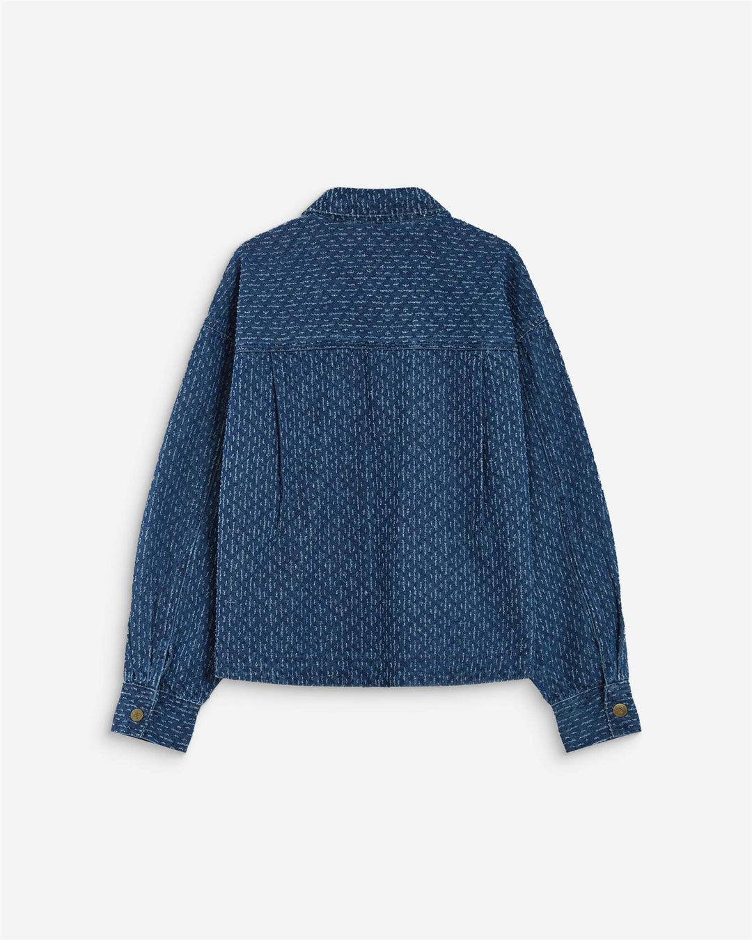 Adriana printed denimshirt medium blue