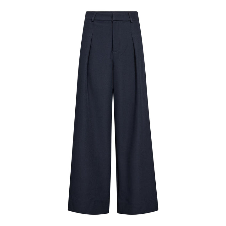 Luna pleat pant navy