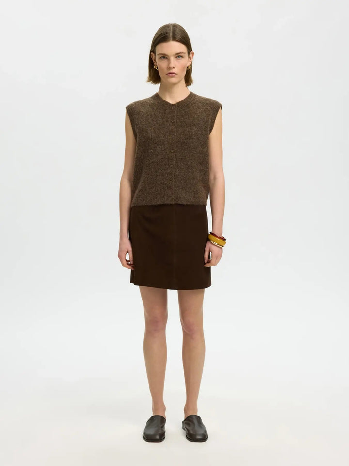 lulu knit vest dachshund