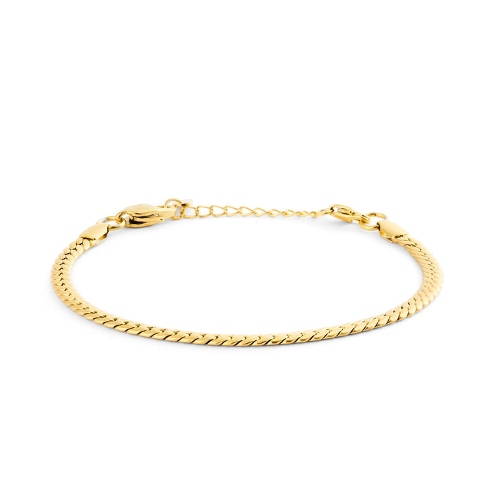 Serpentine Bracelet Gold Medium