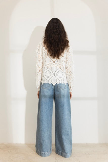 amelia blouse white