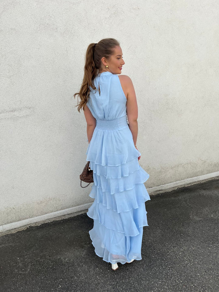 Marli Solid Chiffon Dress