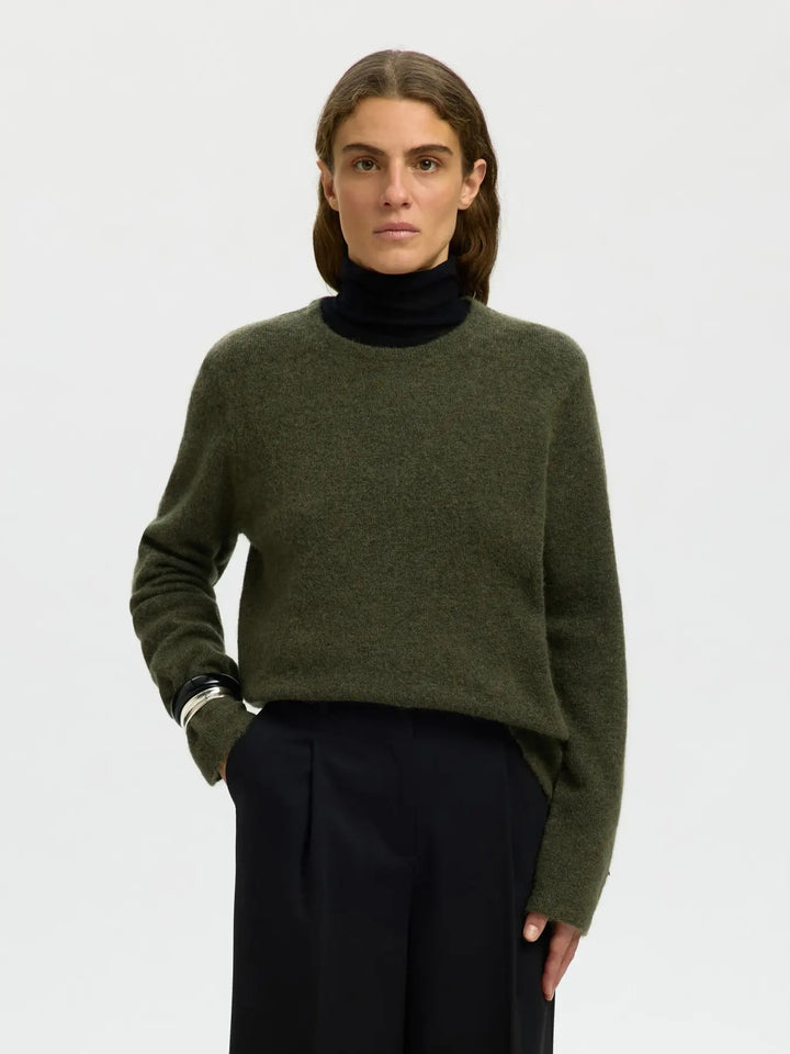 lulu new knit o-neck kalamata