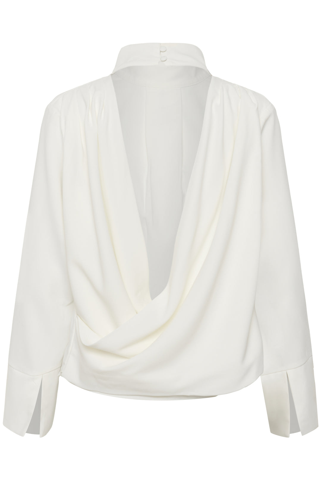 Mille waterfall blouse snow whitw