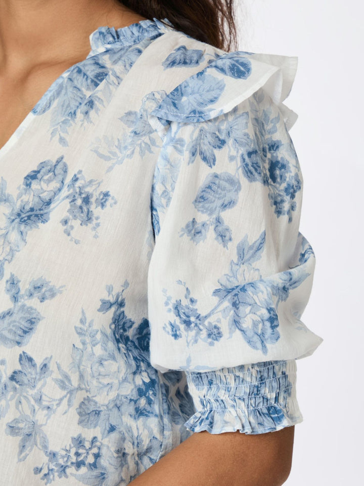 Davina Flower Flow Blouse