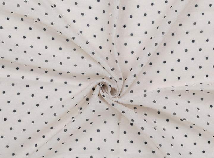 Skjerf med polkadot Sand