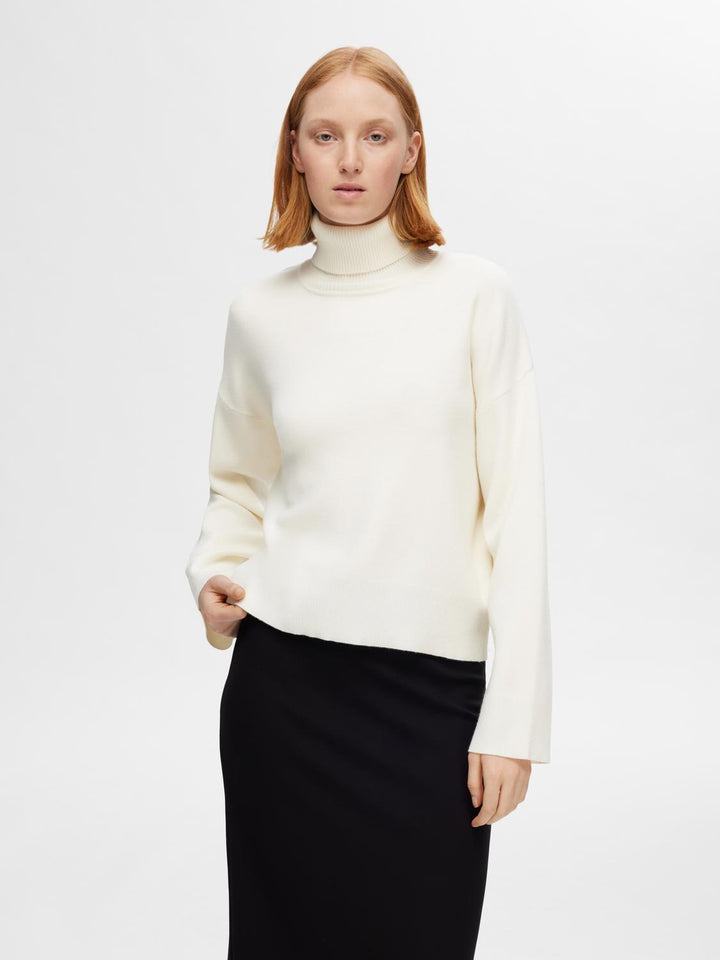 Kamma LS Knit Roll Neck