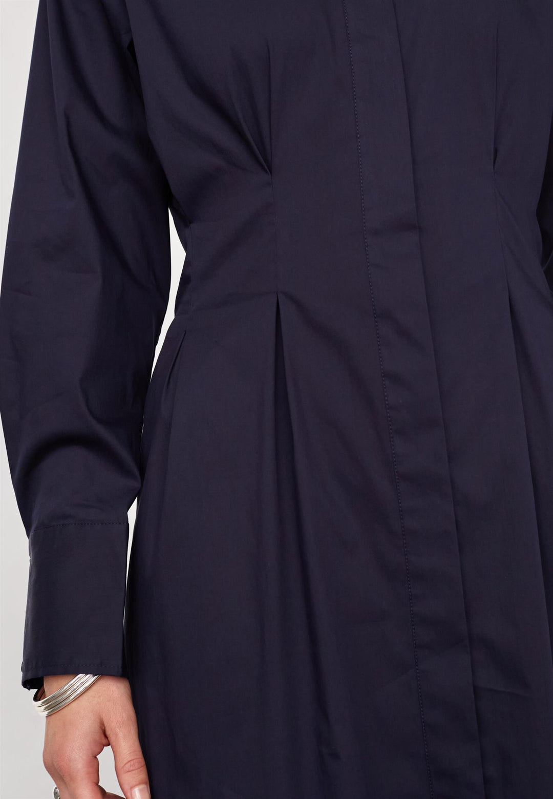 Sanna shirt long dress navy