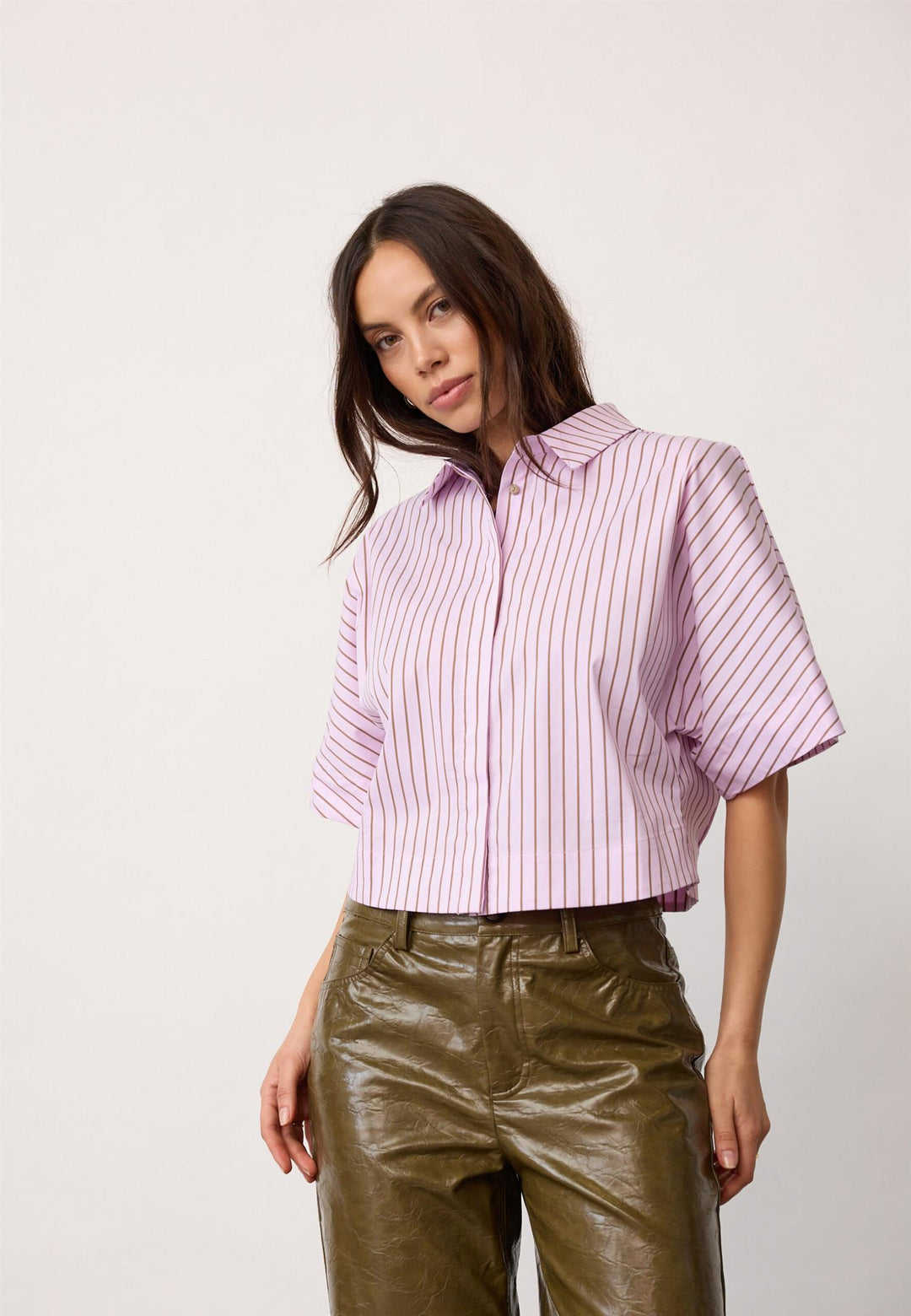 Sigrid stripe shirt rosebloom