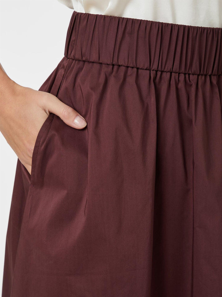 Yara poplin skirt