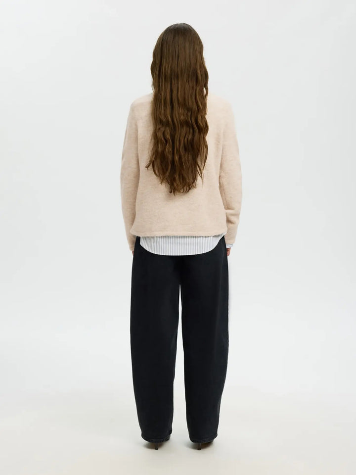 lulu new knit o-neck birch