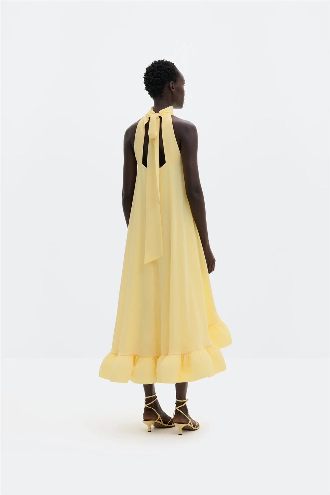 Sabrina Halterneck Ruffled