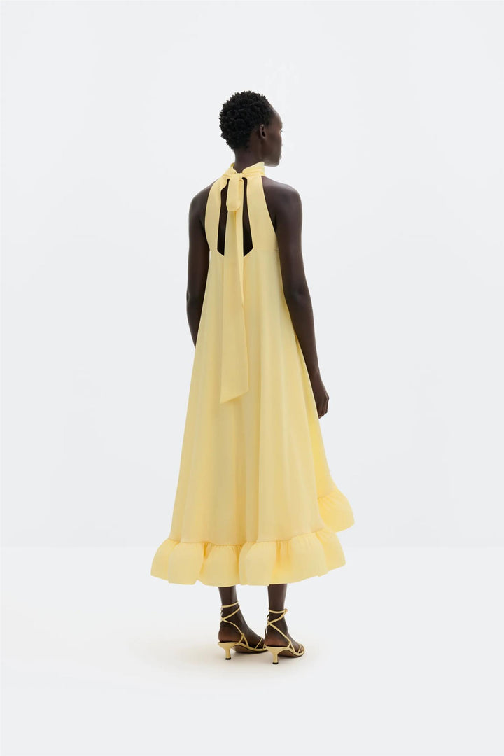 Sabrina Halterneck Ruffled