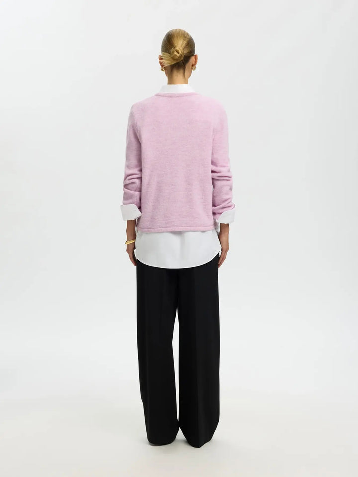 lulu new knit o-neck winsome orchid