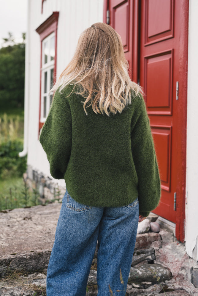 Thea amalie pullover chive melange
