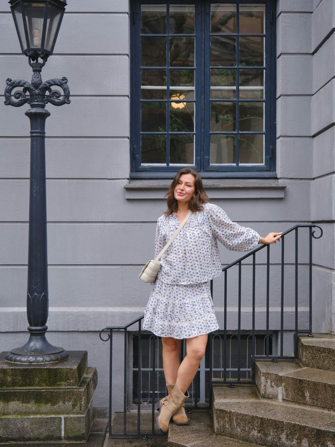 Nipoa Dot Flower Blouse