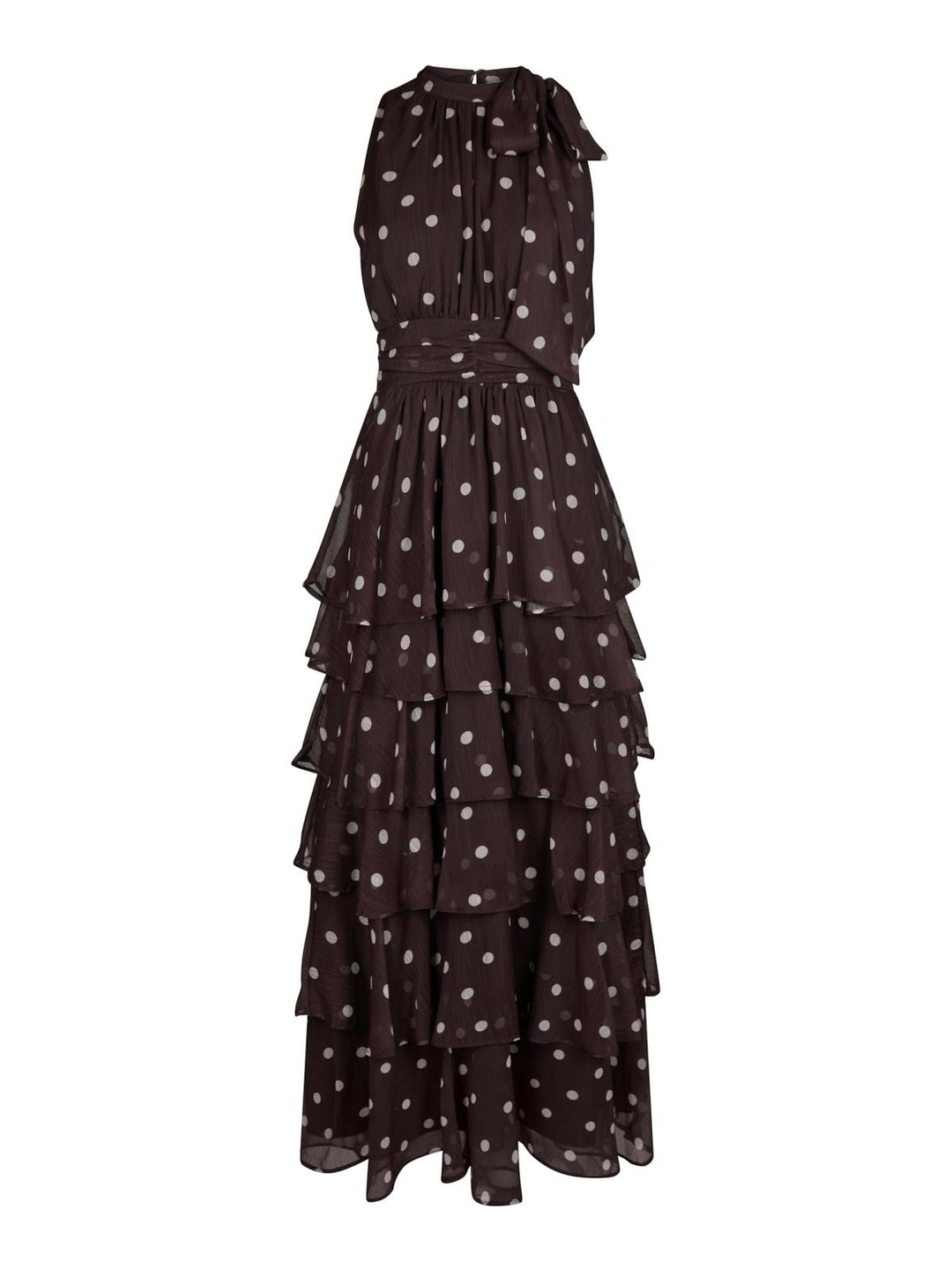 Marli Big Dot Dress Brown