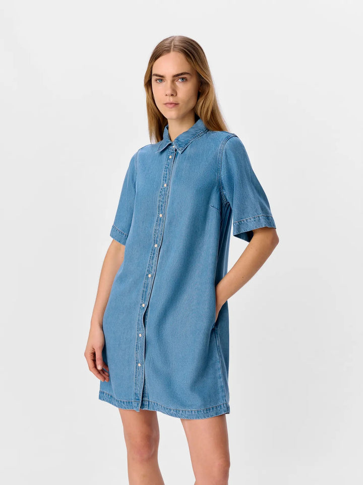 FRAME 2/4 RE DENIM DRESS NOOS
