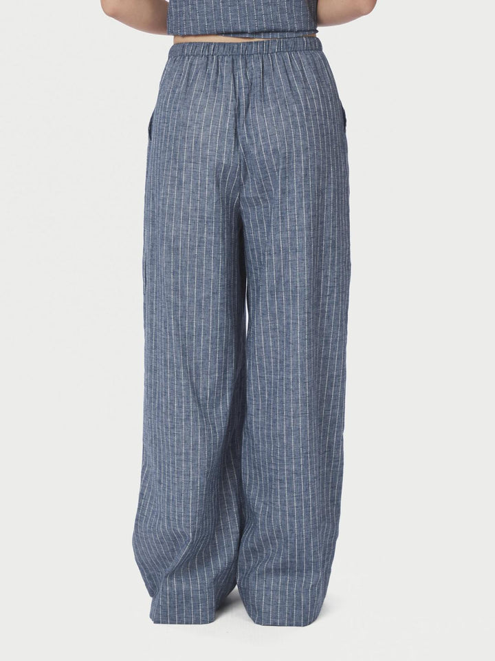 Heifa Emb Stripe Pants