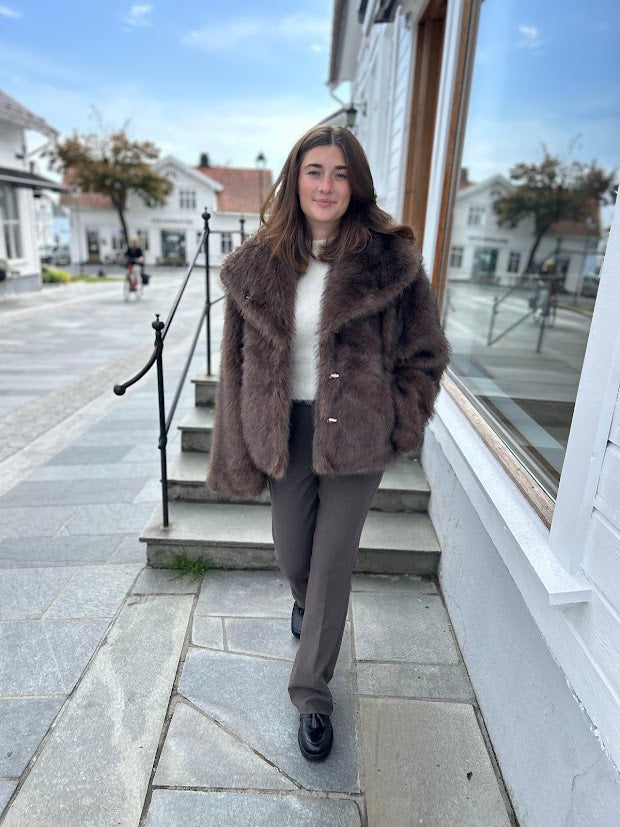 Stephanie Faux Fur Jacket