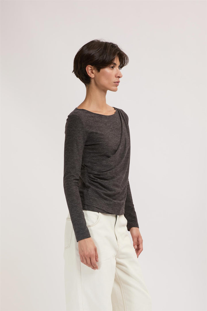 maglia pullover grigio scuro