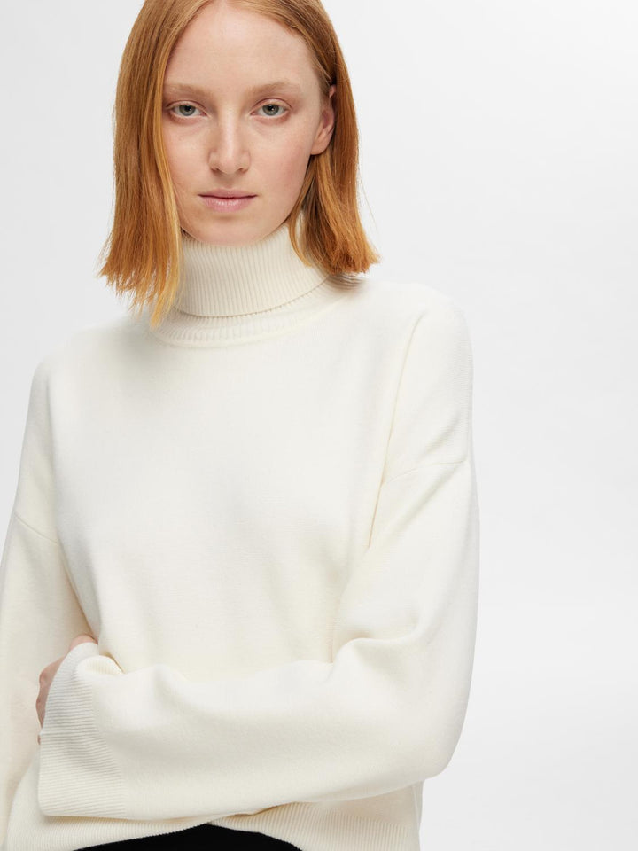 Kamma LS Knit Roll Neck