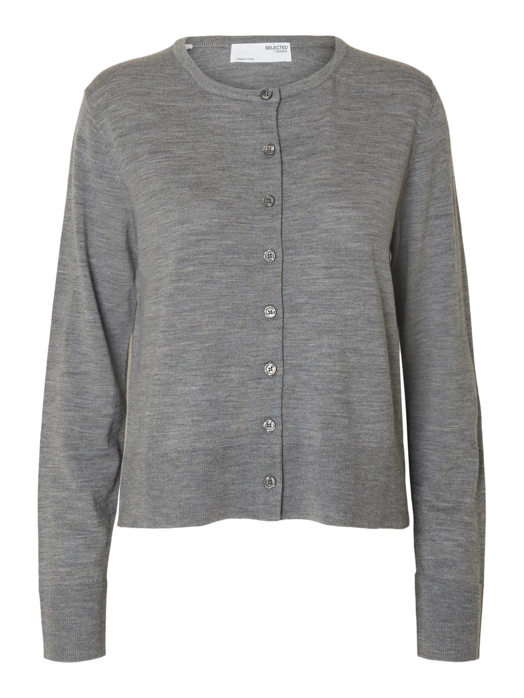 SLFTHEA LS KNIT MERINO CARDIGAN NOOS