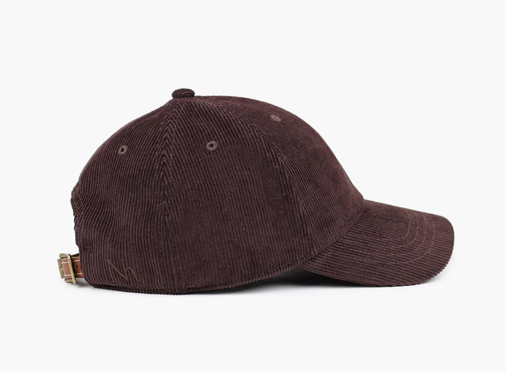 Signatur caps cordfløyel brun