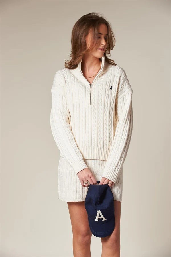 Madelyn Cable Half-zip