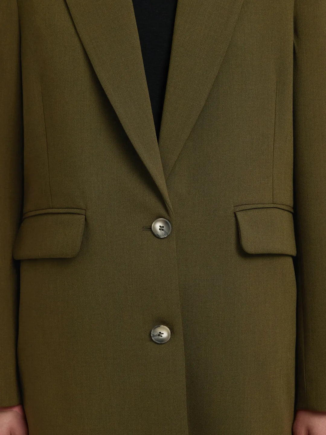 rita relaxed blazer green