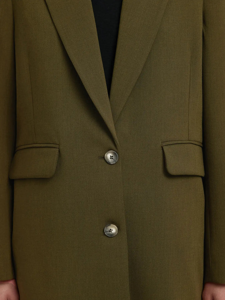 rita relaxed blazer green